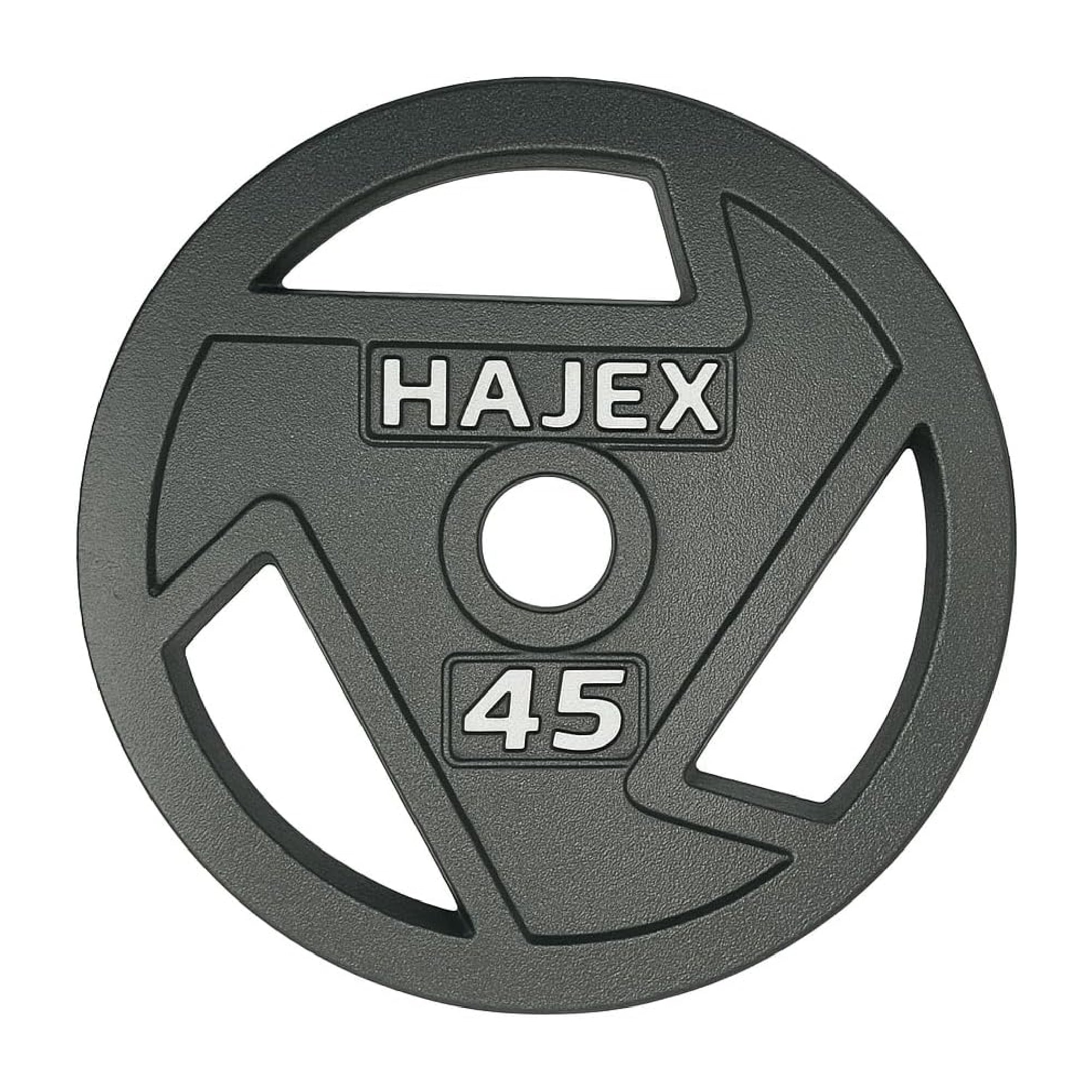 HAJEX Tri Grip Cast Iron Weight Plates 