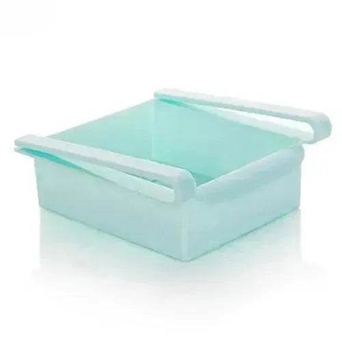 Hanging Plastic Refrigerator Clapboard Storage Rack Kitchen Supplies 