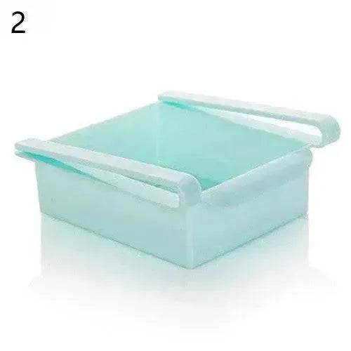 Hanging Plastic Refrigerator Clapboard Storage Rack Kitchen Supplies 