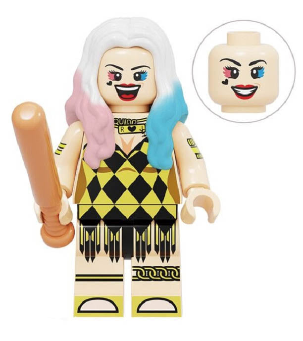 Minifigure - DC - Harley Quinn Hair Down 