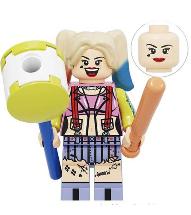 Minifigure - DC - Harley Quinn with Shorts 