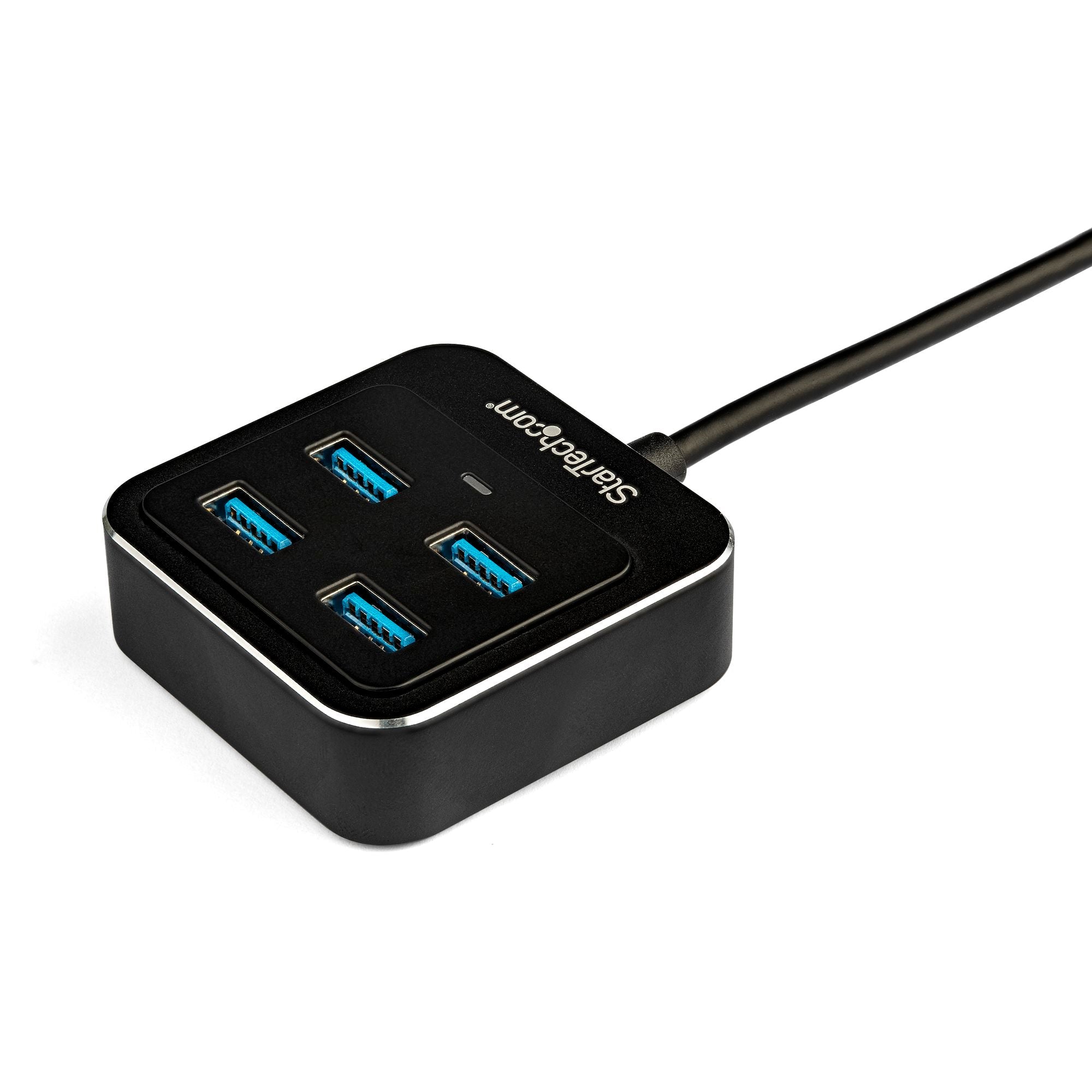 4-Port USB C Hub - USB-C to 4x USB-A Ports - SuperSpeed 10Gbps USB 3.2 Gen 2 Type-C Hub - USB Bus Powered - Portable/Compact USB-C to USB Adapter Hub for Laptop - Aluminum 