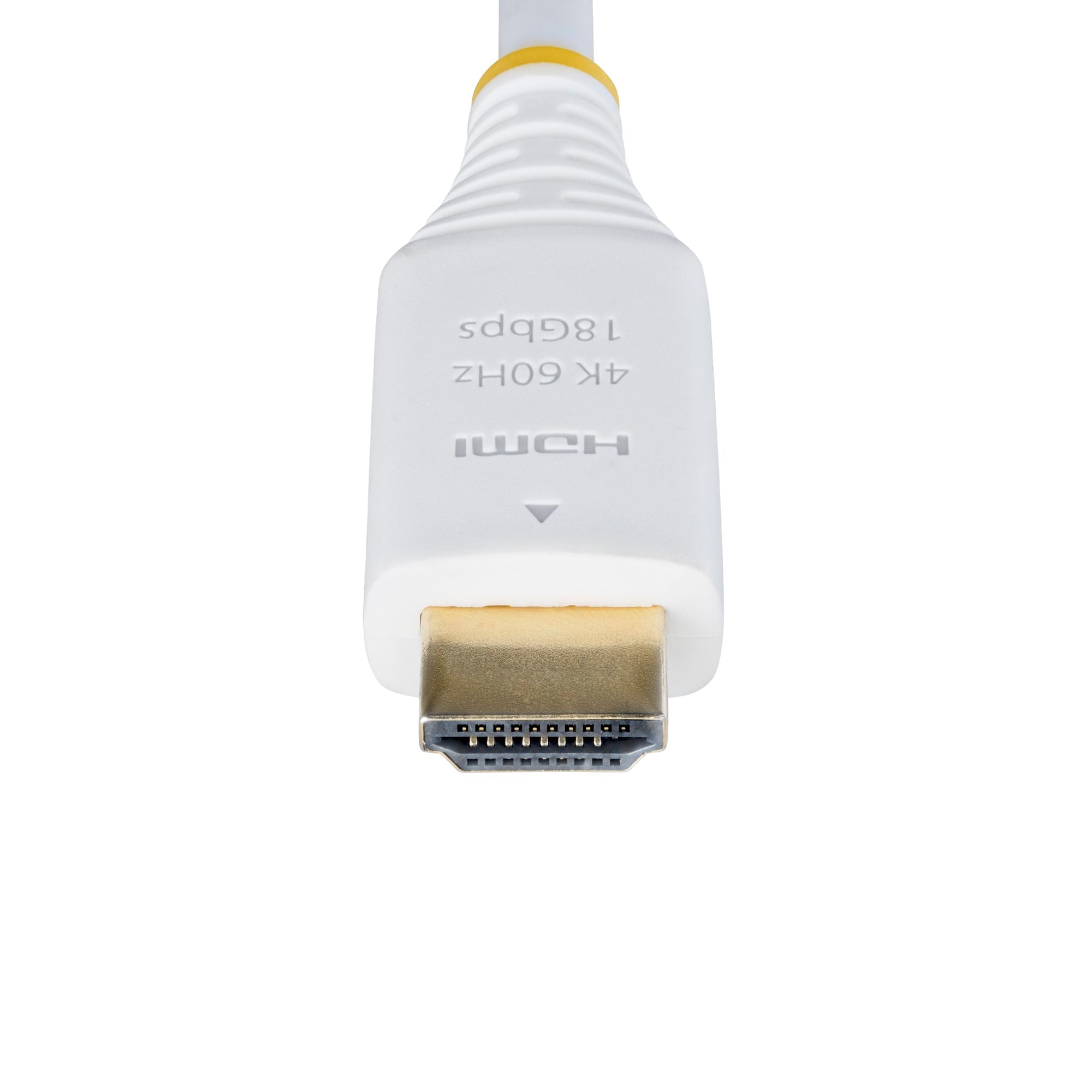 Premium Certified High Speed HDMI Cable, 4K 60Hz/1440p 144Hz, HDR10/HDCP 2.2/ARC, 18Gbps, UHD HDMI 2.0 Cord for TV/Monitor/Display, TPE Jacket, White 