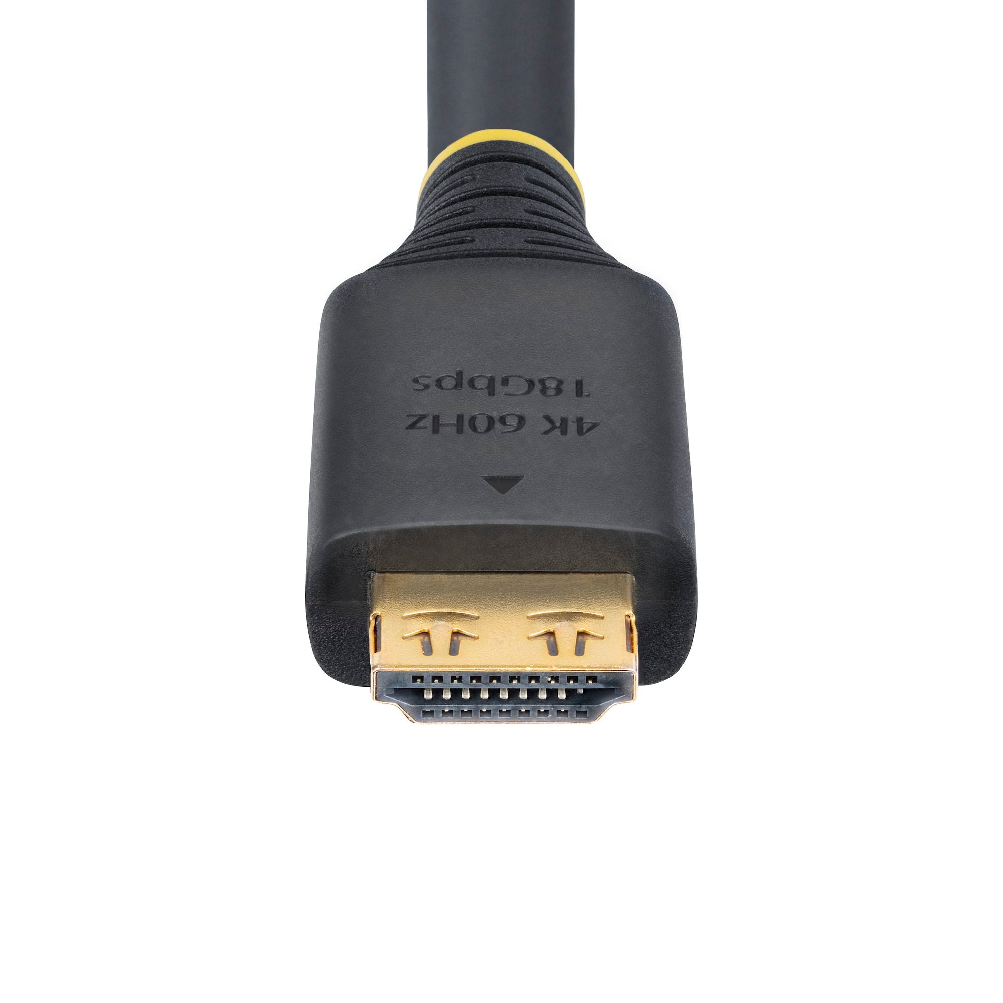 High Speed HDMI Cable with Gripping Connectors, 4K 60Hz/1440p 144Hz, HDR10/HDCP 2.2/ARC, 18Gbps, UHD HDMI 2.0 Cord for TV/Monitor/Display, TPE Jacket 