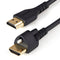 Slim HDMI Cable with Locking Screw,4K 60Hz HDR, High Speed HDMI 2.0 Monitor Cable with Locking Screw Connector for Secure Connection