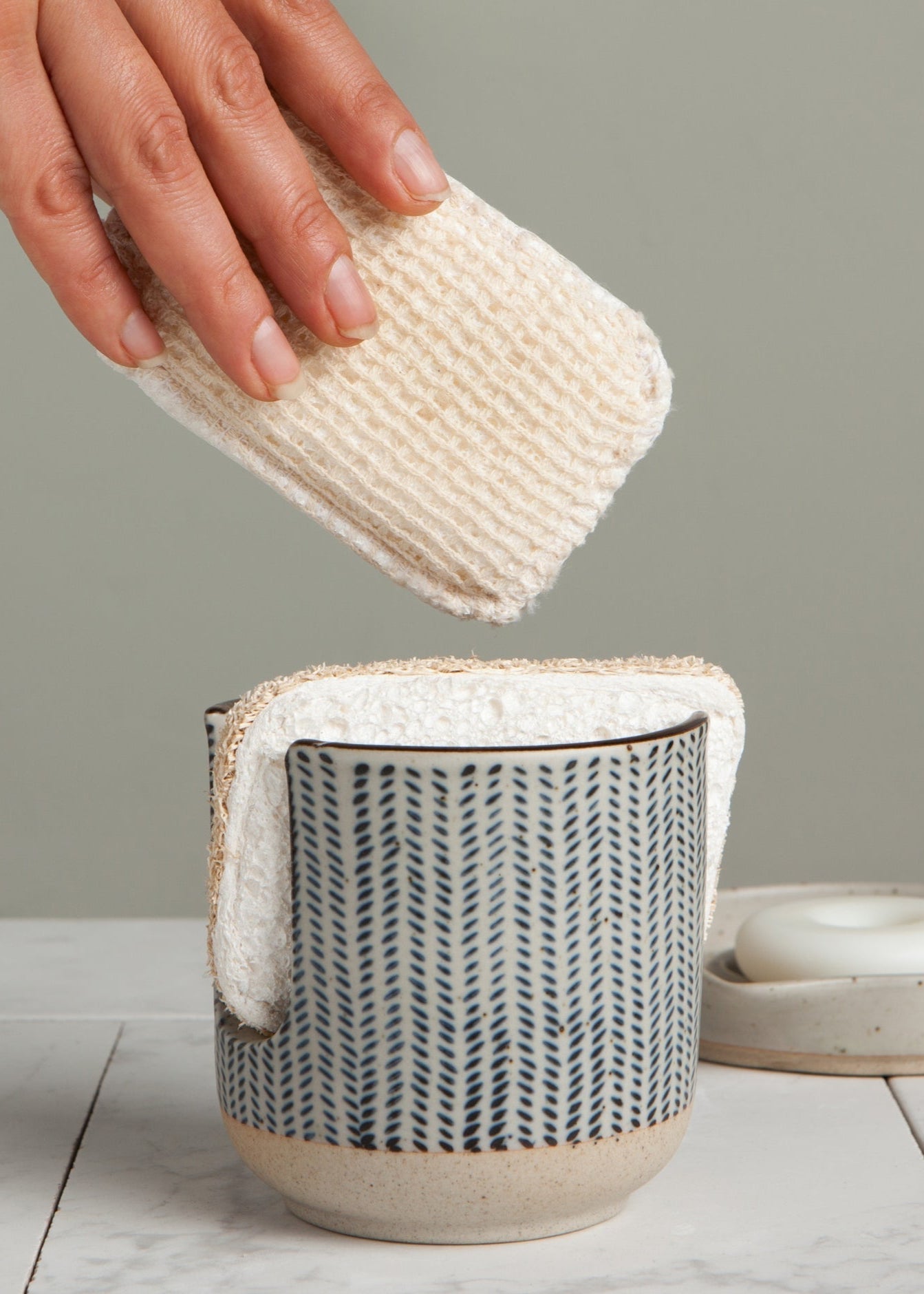 Herringbone Sponge Holder 
