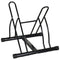 Soozier Cycle Parking Stand: 2-Slot Floor Parking Bicycle Rack, Garage Storage Indoor Outdoor