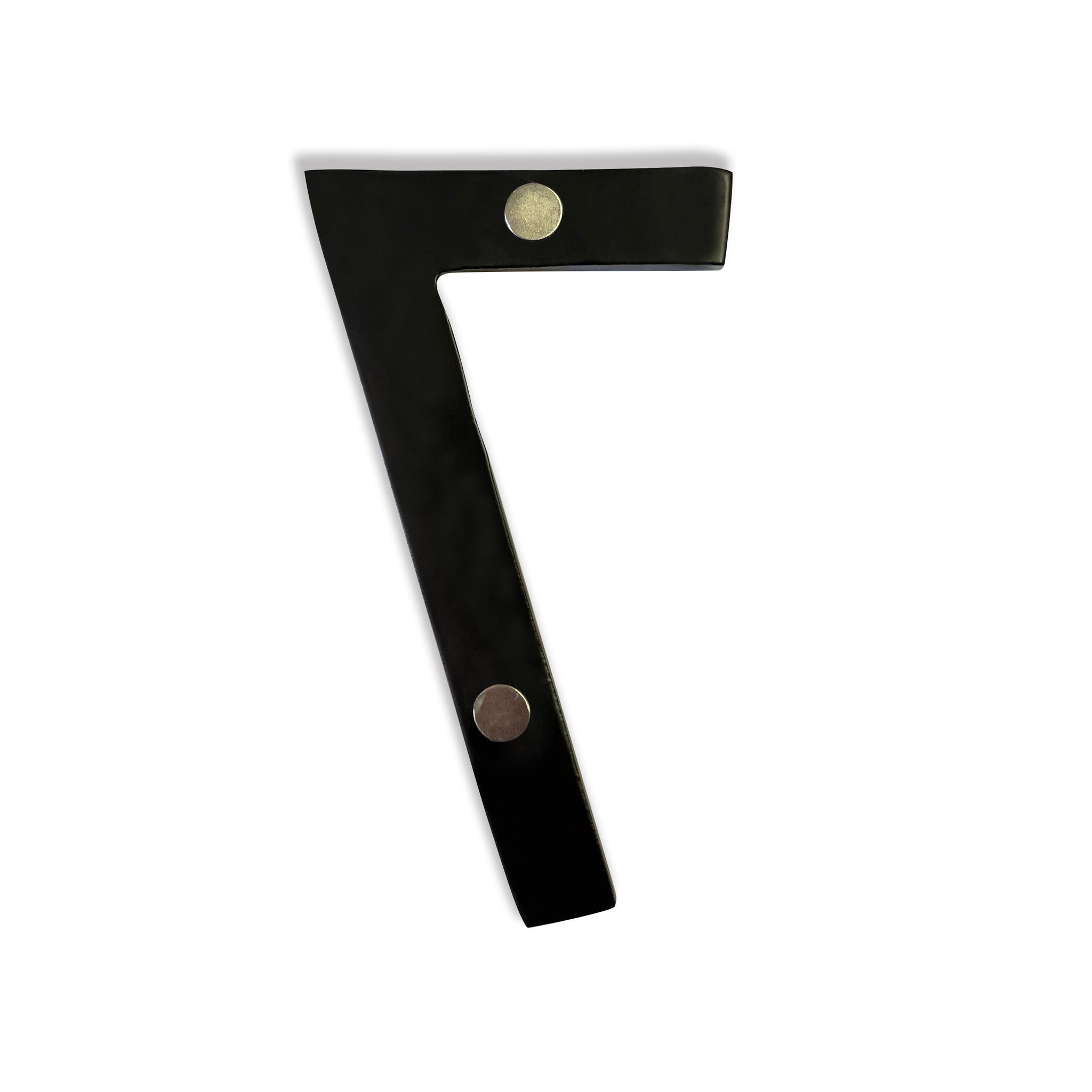Magnetic Aluminum House Number #7, 4 in, Black 