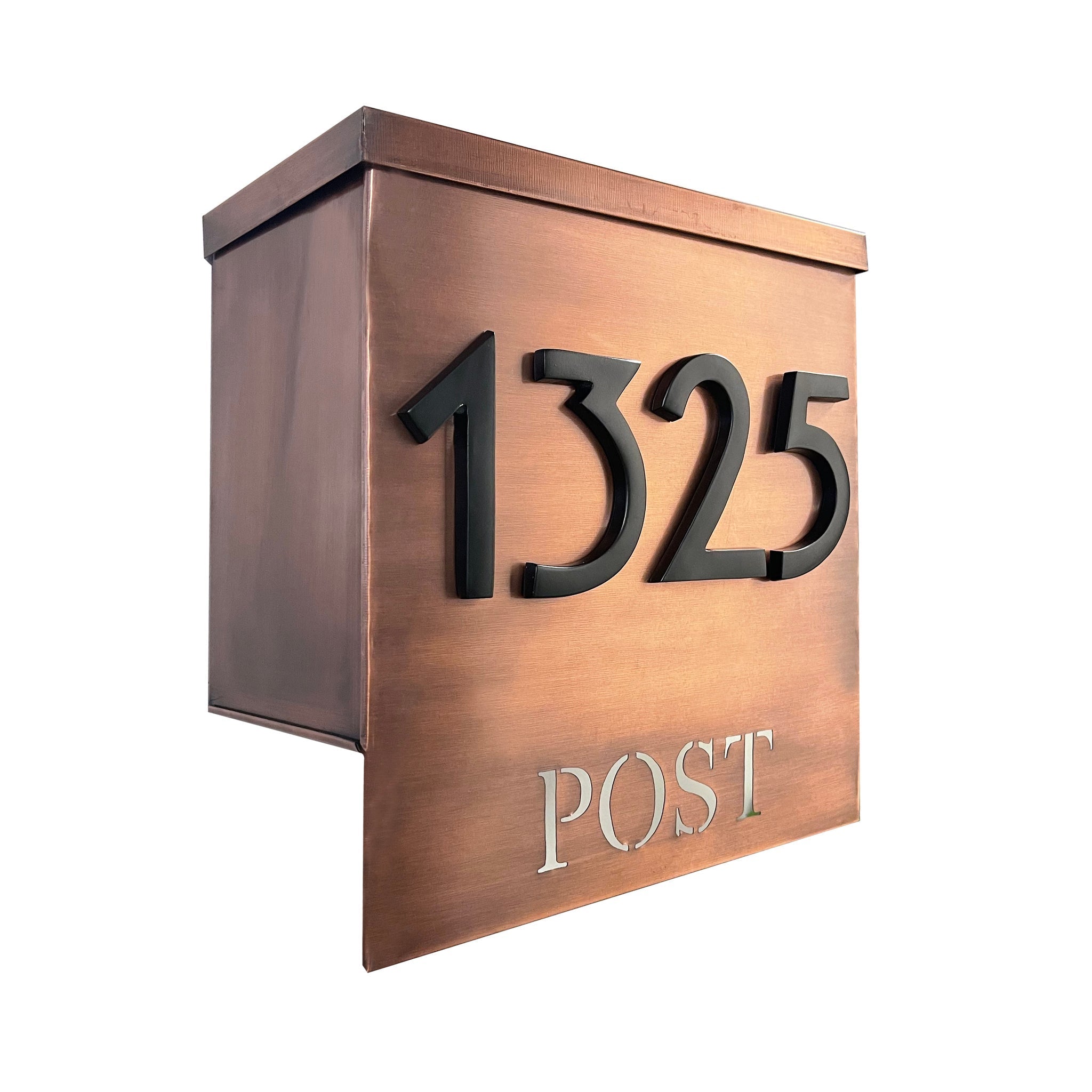 Magnetic Aluminum House Number #8, 4 in, Black 