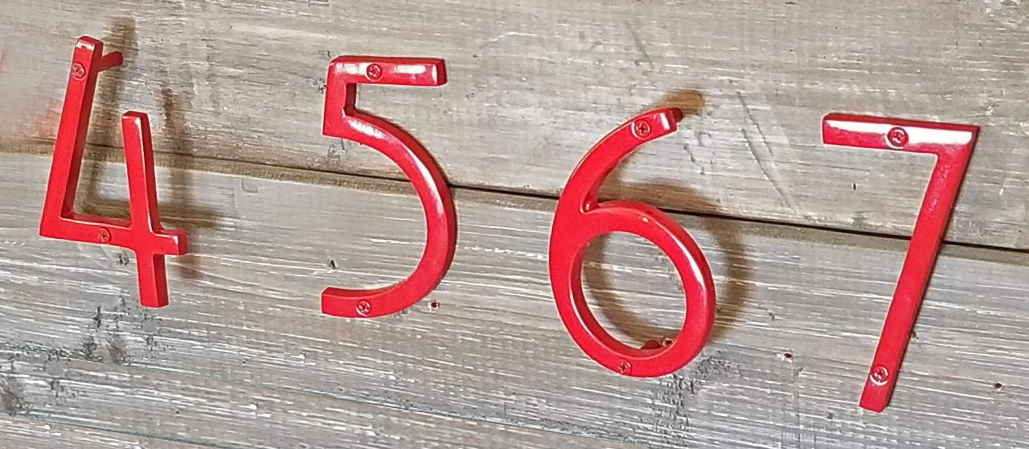 Red Shadow House Number 9, 6 inch, Last Chance 