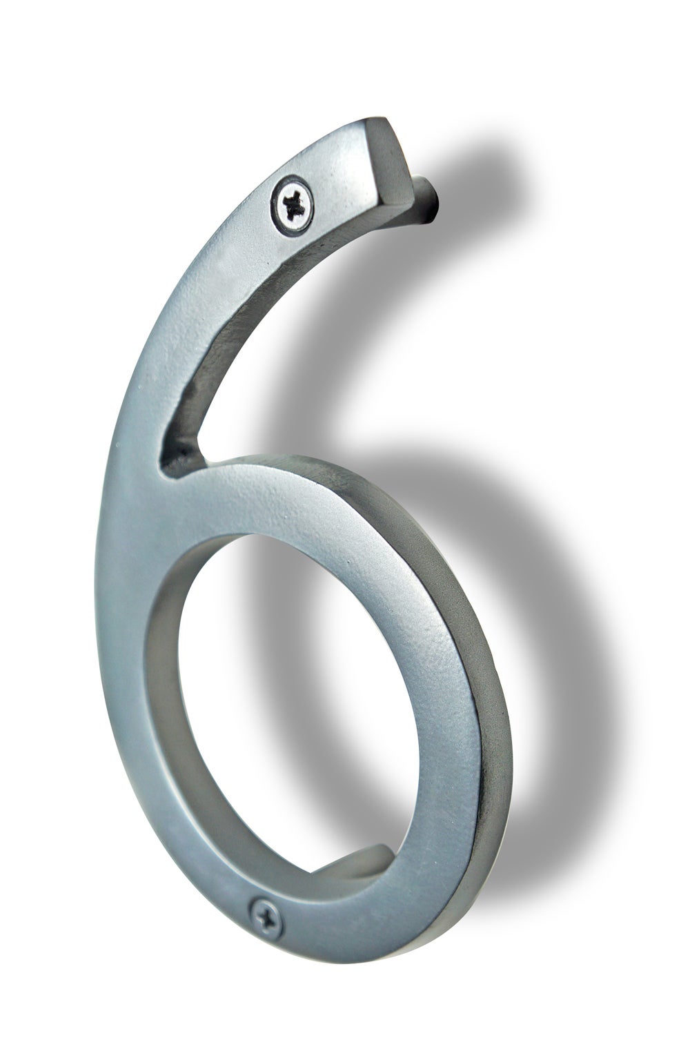 Silver Shadow House Number 6, 6 inch, Last Chance 