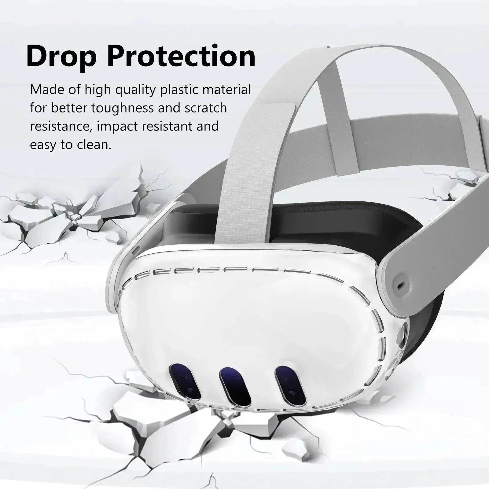 High Transparent PC Protective Case Drop-resistant Anti-scratch VR Glasses Accessories 