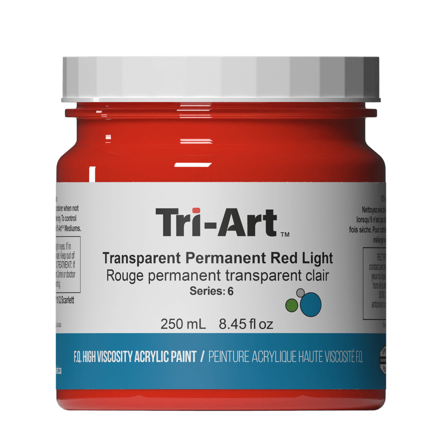 Tri-Art High Viscosity - Transparent Permanent Red Light 