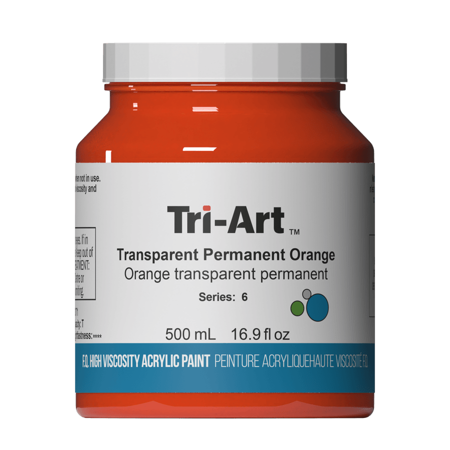 Tri-Art High Viscosity - Transparent Permanent Orange 
