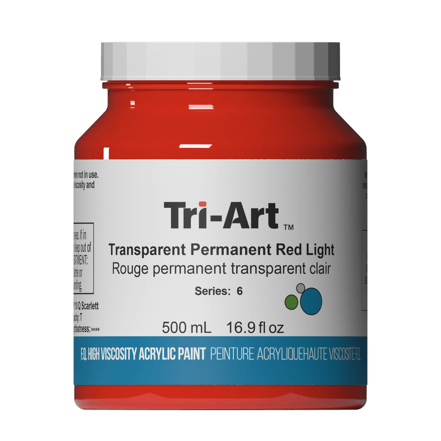 Tri-Art High Viscosity - Transparent Permanent Red Light 
