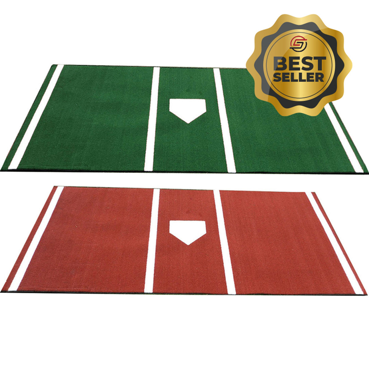 Deluxe Homeplate Mat with Throw-Down Plate