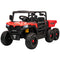 Qaba 24V 4WD Kids Ride On Truck with 6 Wheels Electric Ride On Car with Remote, Dump Bed for 3-8 Years, Red