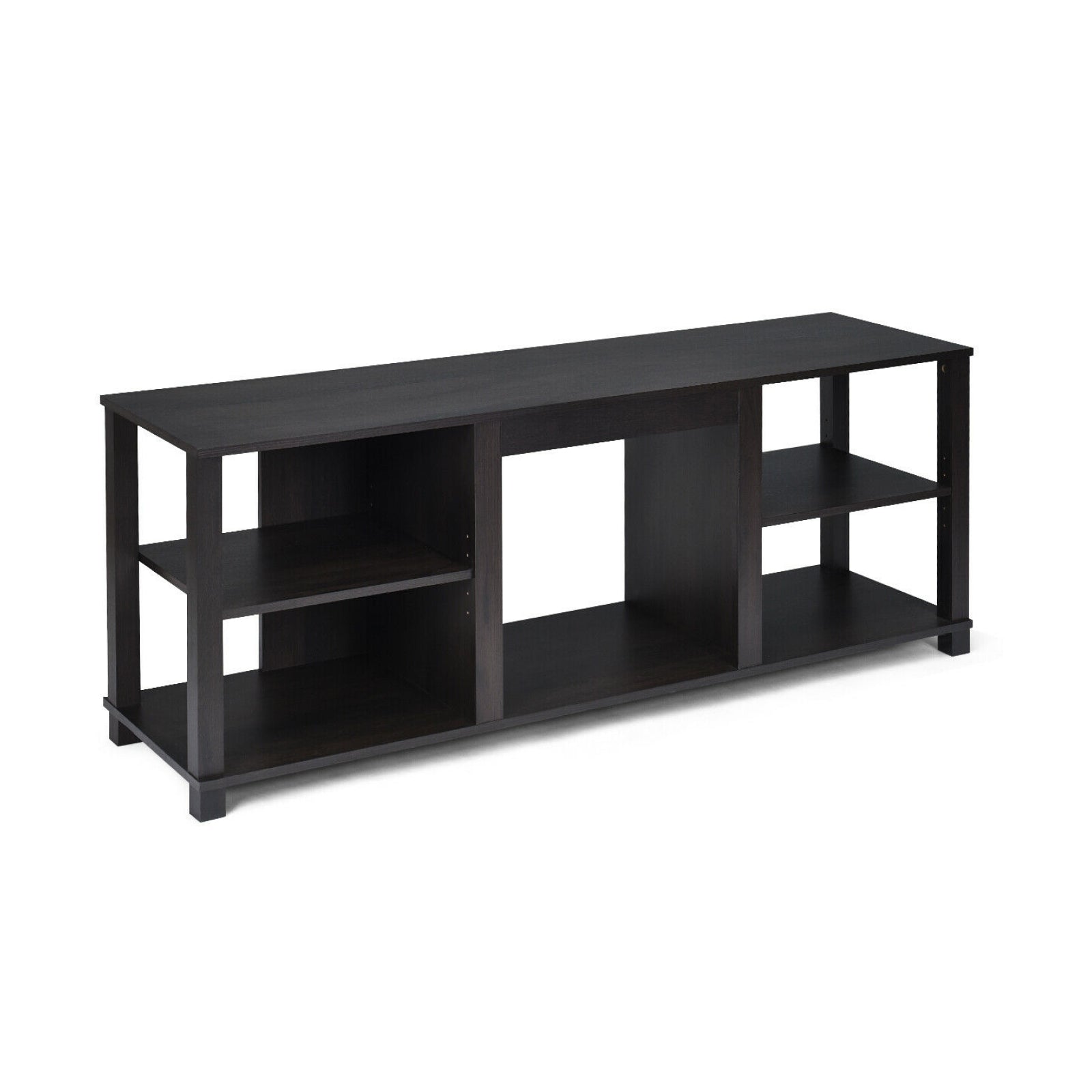 2-Tier TV Storage Cabinet Console with Adjustable Shelves