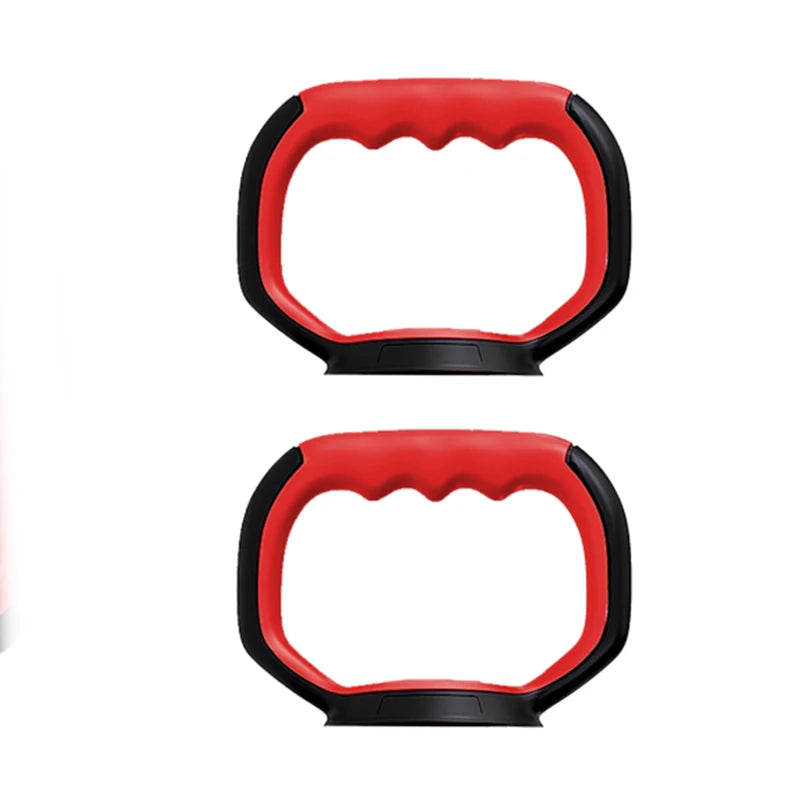 6-in-1 Adjustable Dumbbell Set, 44 lb Free Weights with Kettlebell, Barbell & Push-Up Stand – Red