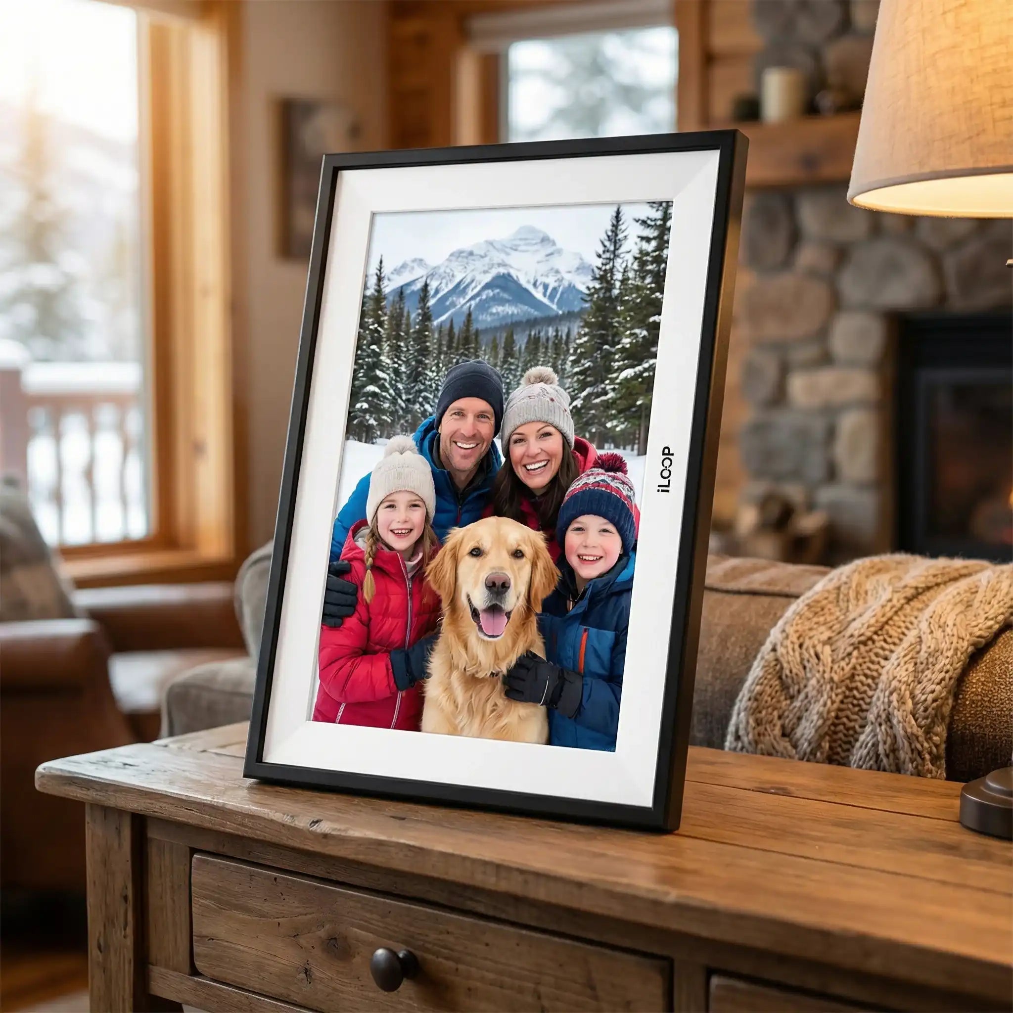 iLoop 10.1” Digital Calendar 32GB | Calendar, Wi-Fi Photo & Video Frame, Art Gallery | Premium Features No Subscription, Touchscreen