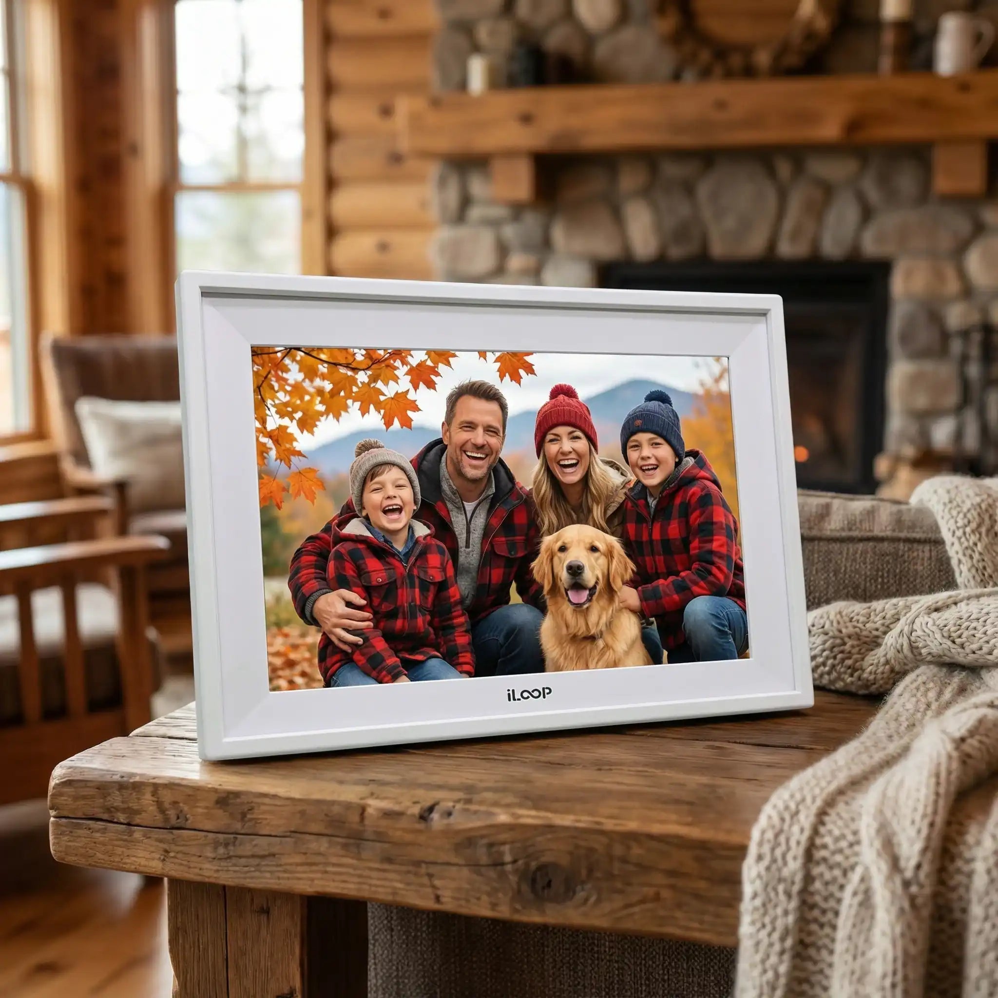 iLoop 10.1” Digital Calendar 32GB | Calendar, Wi-Fi Photo & Video Frame, Art Gallery | Premium Features No Subscription, Touchscreen