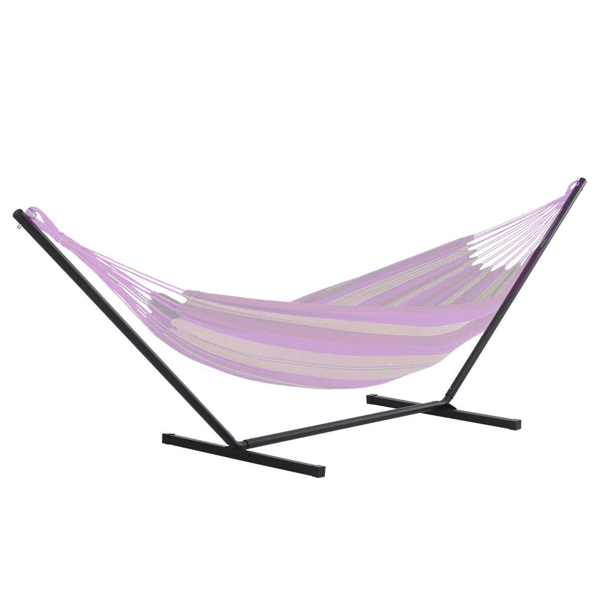 Outsunny Easy Setup Hammock Stand, Straight Pole for Garden Camping and Picnic Enjoyment 