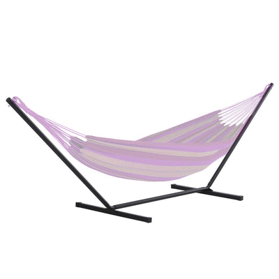 Outsunny Easy Setup Hammock Stand, Straight Pole for Garden Camping and Picnic Enjoyment 