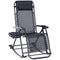 Outsunny Adjustable Zero Gravity Lounge Chair Recliner and Rocker Garden Sun Lounger Foldable Napping Seat