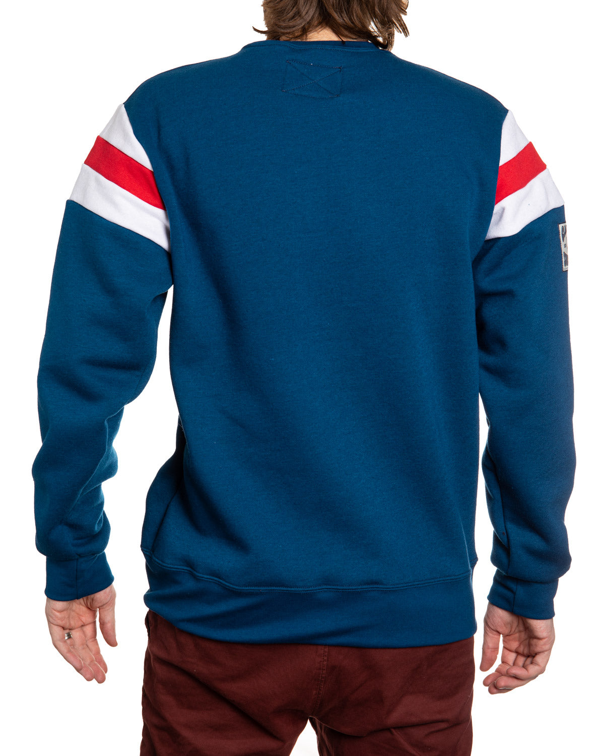 New York Rangers Varsity Retro Style Crewneck Sweatshirt 