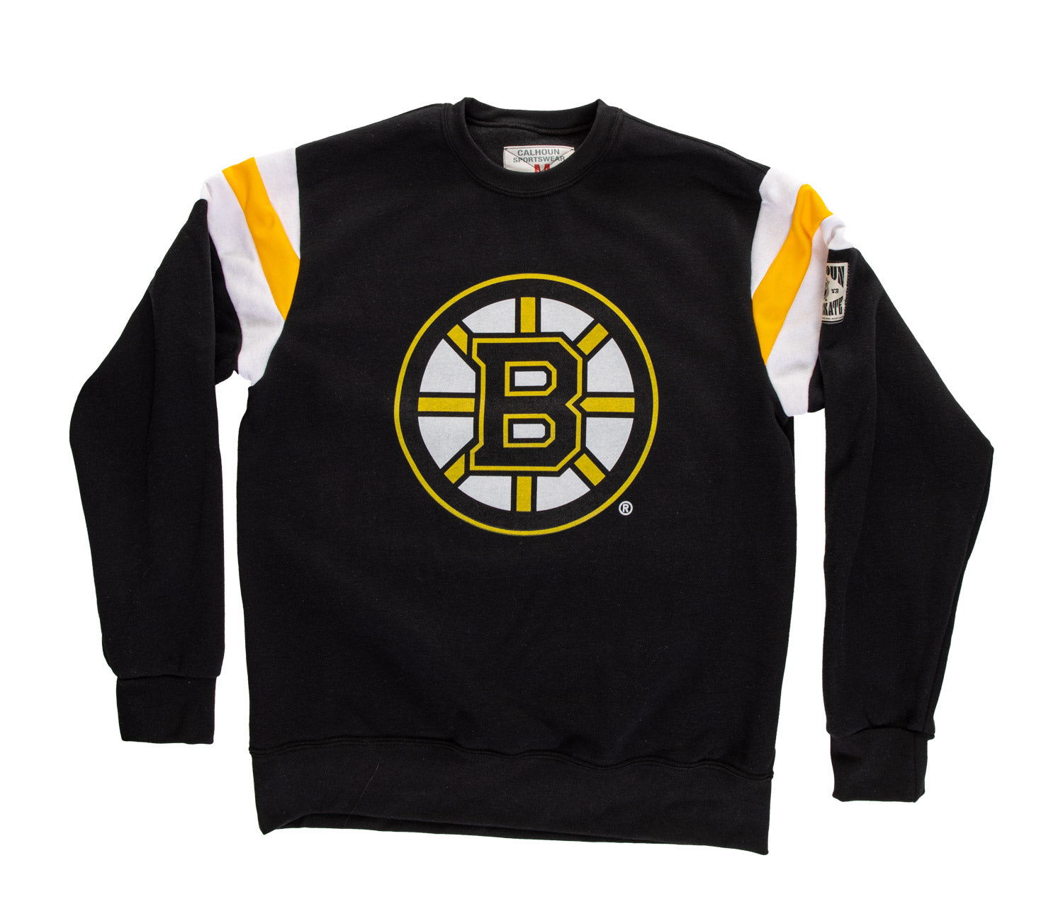 Boston Bruins Varsity Retro Style Crewneck Sweatshirt 