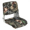 Low Back Folding Padded Boat Seat with 4 Bolts for Outdoor Adventures