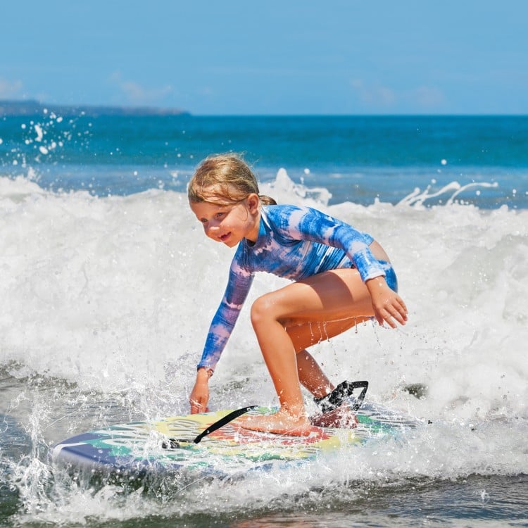 33/37/41 Inches Lightweight Body Board Boogie Board with EPS Core XPE Deck HDPE Bottom Multicolor4