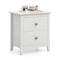 Modern Nightstand with 2 Drawers for Small Spaces-White