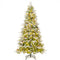 6/7.5/9 FT Pre-Lit Artificial Christmas Tree with 765/1135/1871 Tips and 280/470/690 Warm-White LED Lights-S