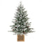 4 FT Pre-lit Artificial Entrance Christmas Tree 100 LED Lights