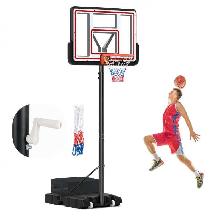 Portable Basketball Hoop Adjustable Goal System (7.4–10 ft)