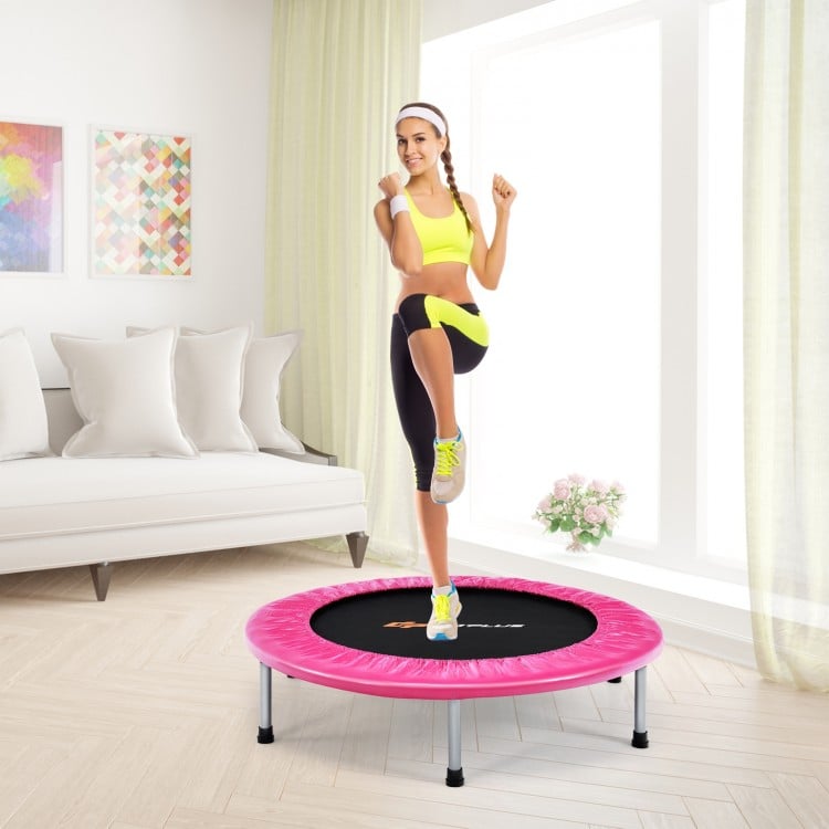 36 Inch Mini Folding Trampoline Portable Recreational Fitness Rebounder
