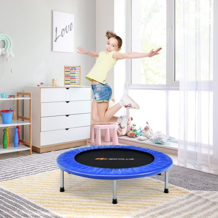 36 Inch Mini Folding Trampoline Portable Recreational Fitness Rebounder