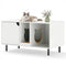 40 Inch Cat Litter Box Enclosure for 2 Cats Hidden Cat Washroom-White