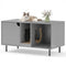 40 Inch Cat Litter Box Enclosure for 2 Cats Hidden Cat Washroom-Gray