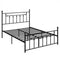 Full/Queen/Twin Size Heavy-duty Metal Bed Frame with Headboard-Queen Size