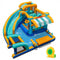 Inflatable Water Slide Bounce House Kids Jump Castle with 680W Blower