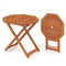 Octagon Folding Patio Table with 2 Inches Umbrella Hole