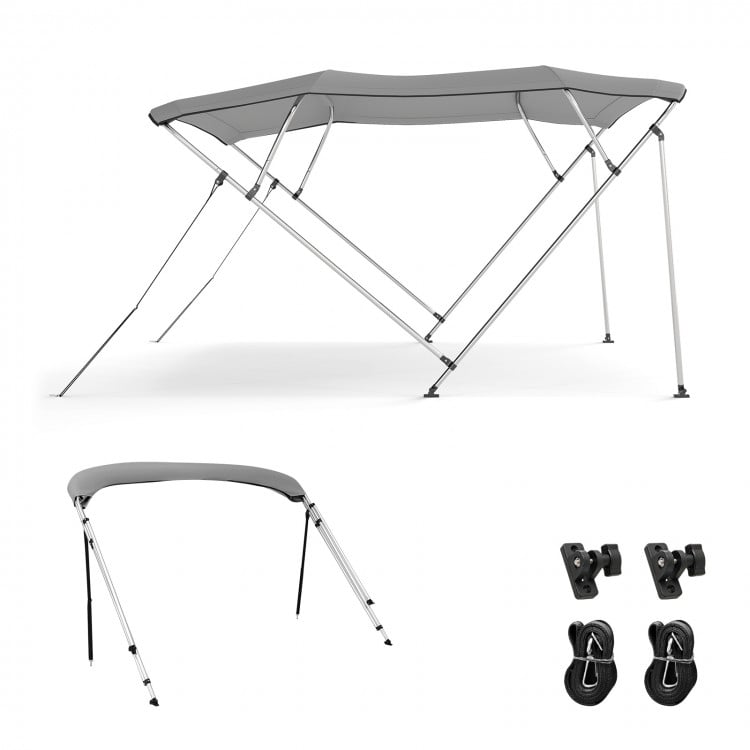 3-Bow/4-Bow Boat Bimini Top Sun Shade Boat Canopy with Storage Boot