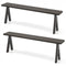3-Person Outdoor Bench Set of 2 with 800 LBS Bearing Capacity