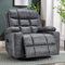 AECOJOY Electric Glider Recliner Nursery Chair with Lumbar Support, Cup Holders & Side Pockets
