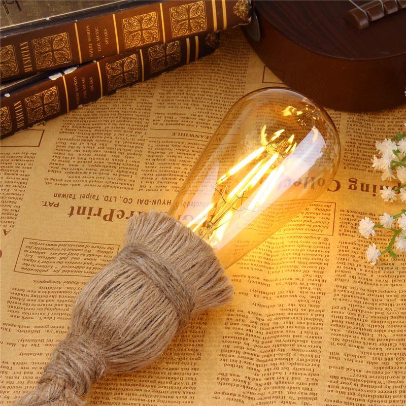 Industrial Twisted Rope Pendant Light holder~1225 