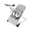 Foldable Baby Bouncer with Removable Fabric Cover and Toy Bar-Gray