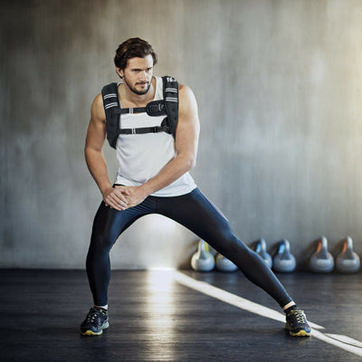 Workout Weighted Vest with Mesh Bag Adjustable Buckle 