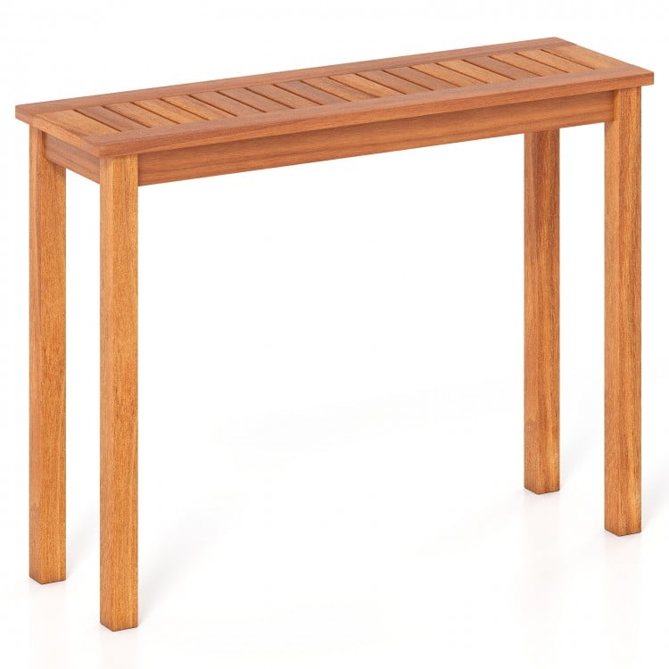 Wooden Plant Stand Outdoor Indoor Solid Wood Flower Pot Holder Display Shelf-M